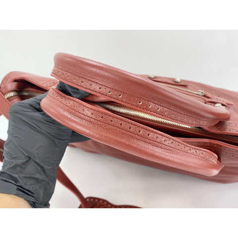 BALENCIAGA The Giant City Shoulder Bag Red WS34268