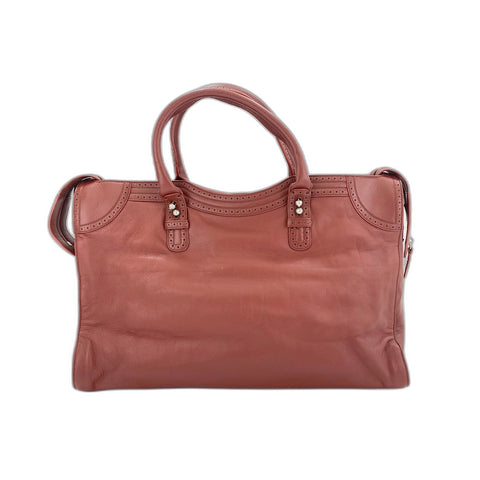 BALENCIAGA The Giant City Shoulder Bag Red WS34268