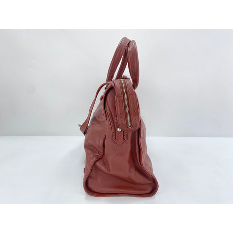 BALENCIAGA The Giant City Shoulder Bag Red WS34268