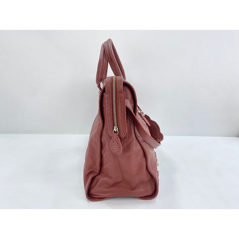 BALENCIAGA The Giant City Shoulder Bag Red WS34268