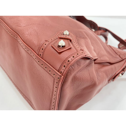 BALENCIAGA The Giant City Shoulder Bag Red WS34268