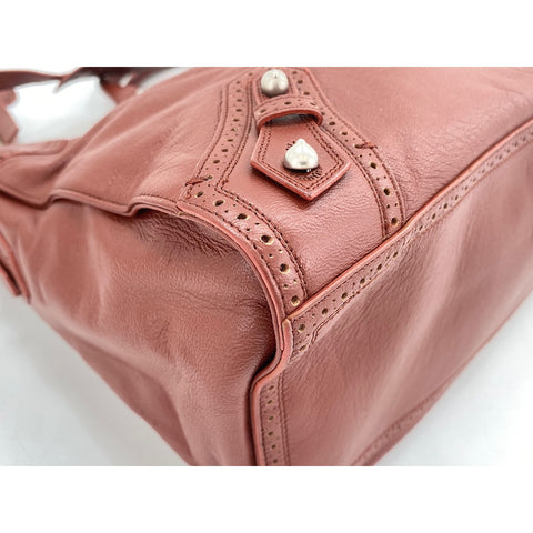 BALENCIAGA The Giant City Shoulder Bag Red WS34268