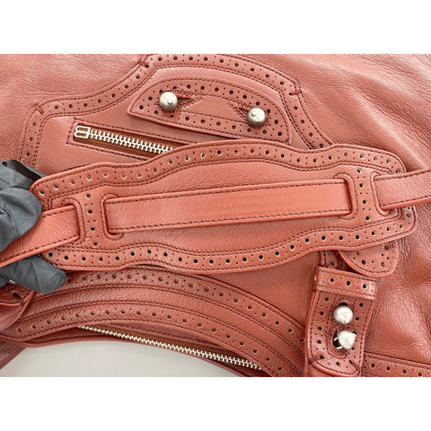 BALENCIAGA The Giant City Shoulder Bag Red WS34268