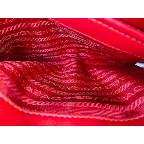 PRADA spectrum Shoulder Bag Red WS34271