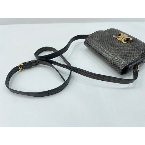 CELINE Shoulder Bag Brown WS34279