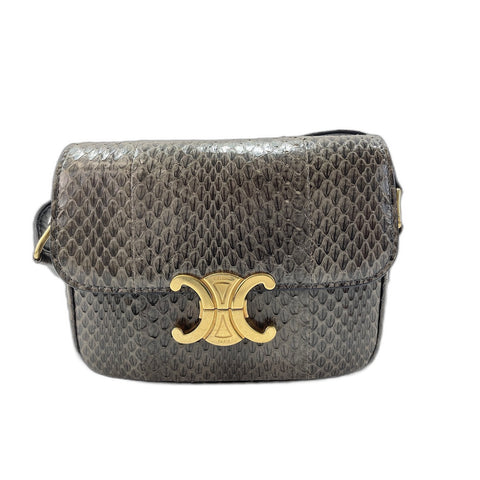 CELINE Shoulder Bag Brown WS34279