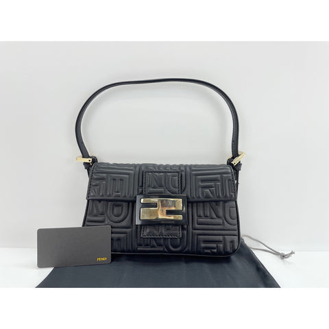 FENDI Mamma bucket Shoulder Bag black WS34282