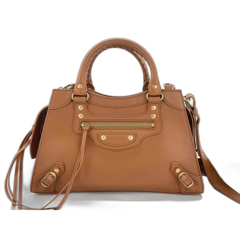 BALENCIAGA neoklassische Stadthandtasche Braun WS34289