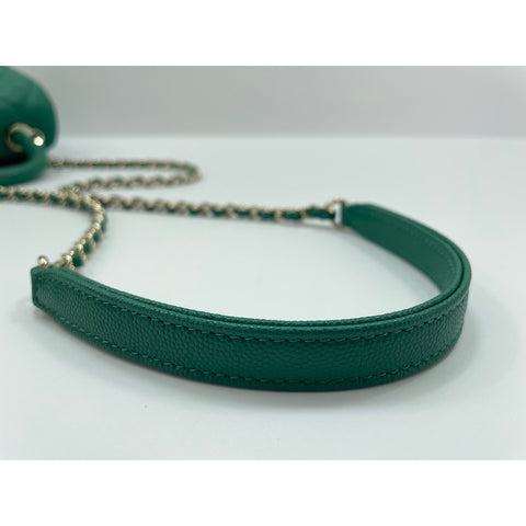 CHANEL Coco handle Shoulder Bag green WS34294