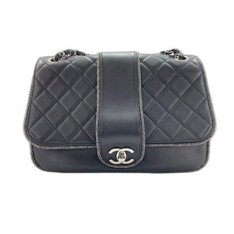 CHANEL Matelasse Shoulder Bag black WS34295