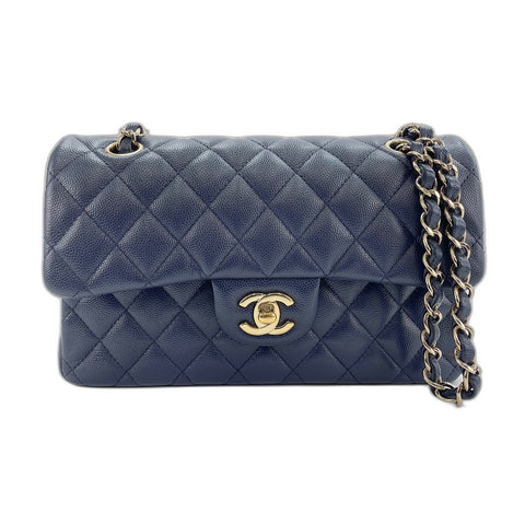 CHANEL Matelasse Shoulder Bag Navy WS34301