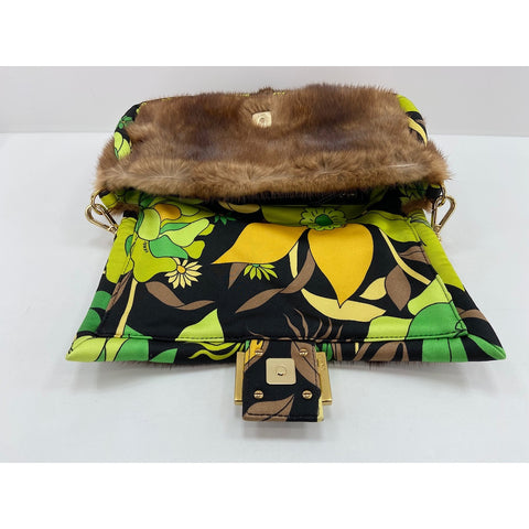 FENDI baguette Shoulder Bag green WS34303