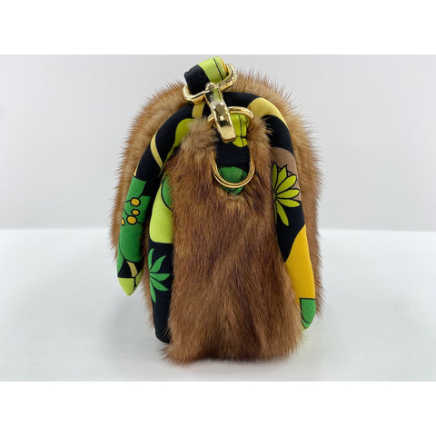 FENDI baguette Shoulder Bag green WS34303