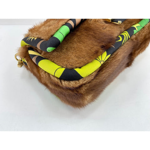 FENDI baguette Shoulder Bag green WS34303