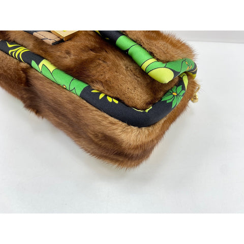 FENDI baguette Shoulder Bag green WS34303