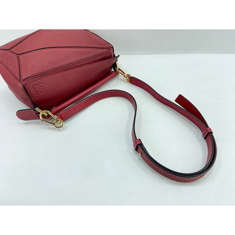 LOEWE puzzle Shoulder Bag Red WS34305