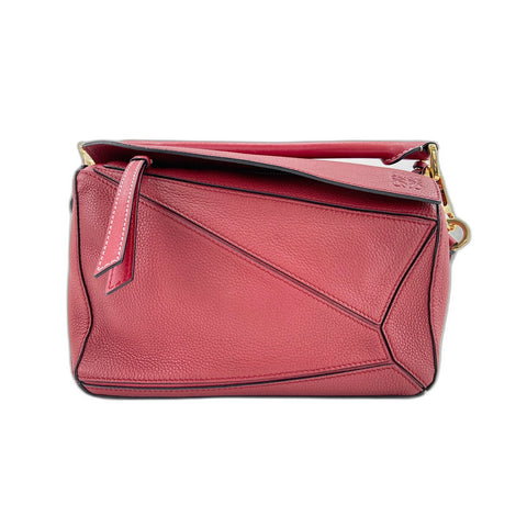 LOEWE puzzle Shoulder Bag Red WS34305