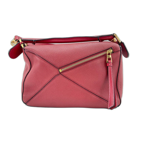 LOEWE puzzle Shoulder Bag Red WS34305