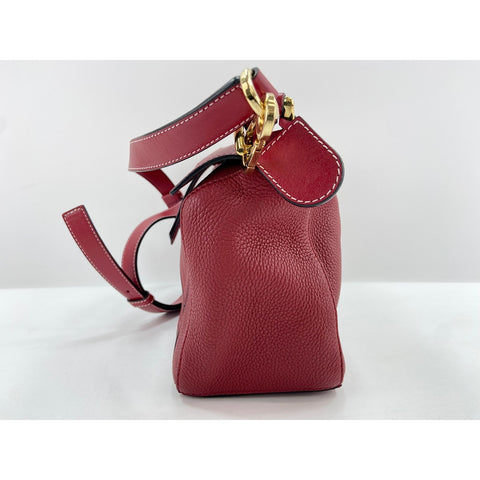 LOEWE puzzle Shoulder Bag Red WS34305