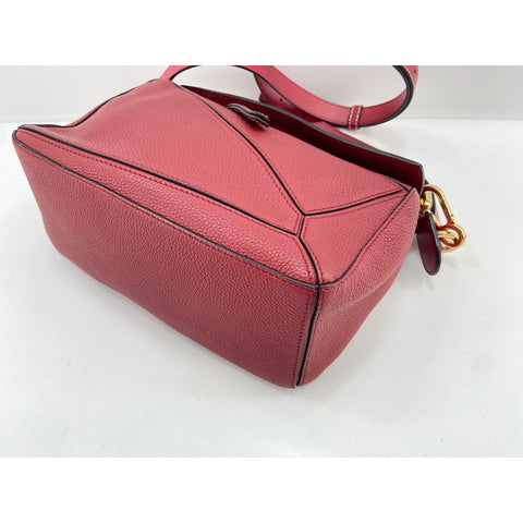 LOEWE puzzle Shoulder Bag Red WS34305