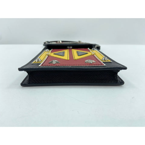 PRADA robot Shoulder Bag black WS34306