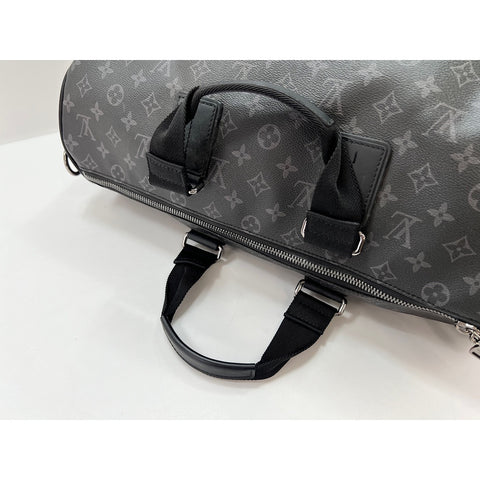 LOUIS VUITTON Keepol Voyage Boston bag black WS34308