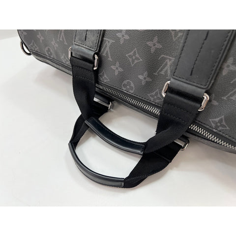LOUIS VUITTON Keepol Voyage Boston bag black WS34308