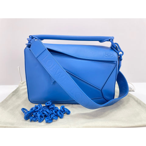 LOEWE Puzzle bag Shoulder Bag blue WS34313