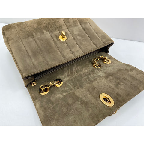 CHANEL Mademoiselle Shoulder Bag green WS34314
