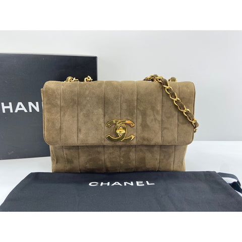 CHANEL Mademoiselle Shoulder Bag green WS34314