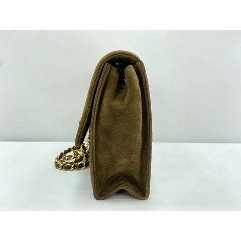 CHANEL Matelasse Shoulder Bag green WS34315