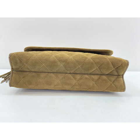 CHANEL Matelasse Shoulder Bag green WS34315