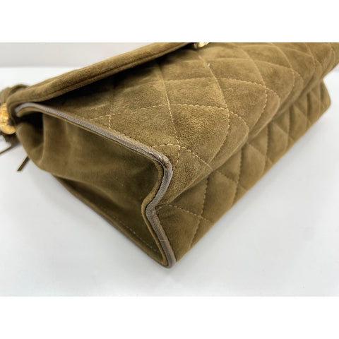 CHANEL Matelasse Shoulder Bag green WS34315