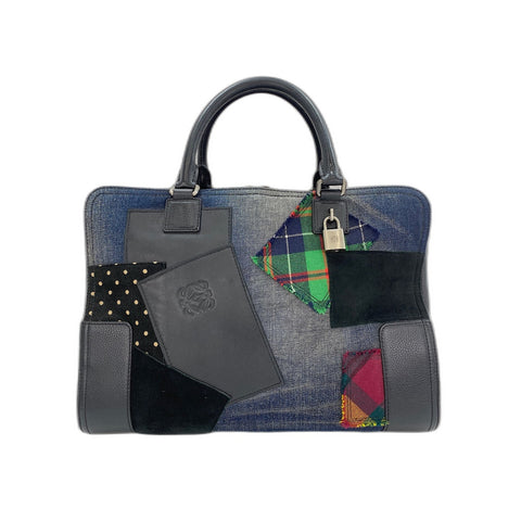 LOEWE Amazona x Comme des Garons Collaboration Boston bag Navy WS34317