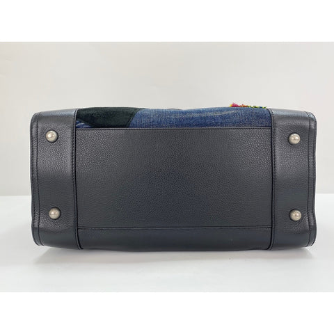 LOEWE Amazona x Comme des Garons Collaboration Boston bag Navy WS34317