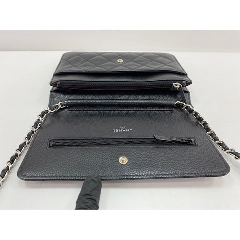 CHANEL Mini Matelasse Umhängetasche schwarz WS34319