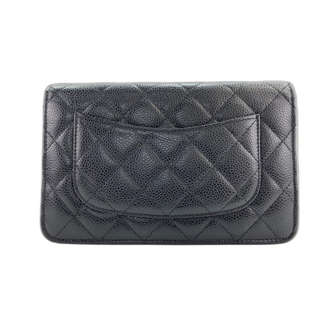 CHANEL Mini Matelasse Umhängetasche schwarz WS34319