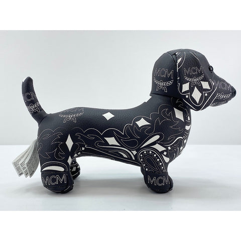MCM Visetos Dachshund Monogram Other miscellaneous goods black WS34326