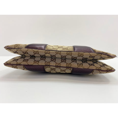 GUCCI Bamboo Shoulder Bag purple WS34335