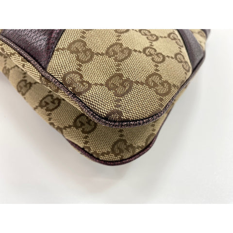 GUCCI Bamboo Shoulder Bag purple WS34335