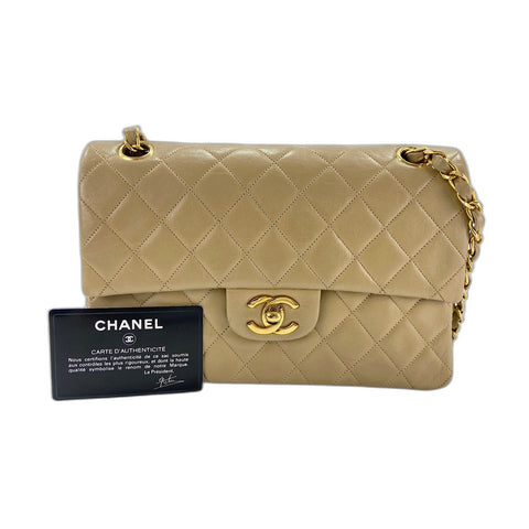 CHANEL Matelasse Shoulder Bag beige WS34337