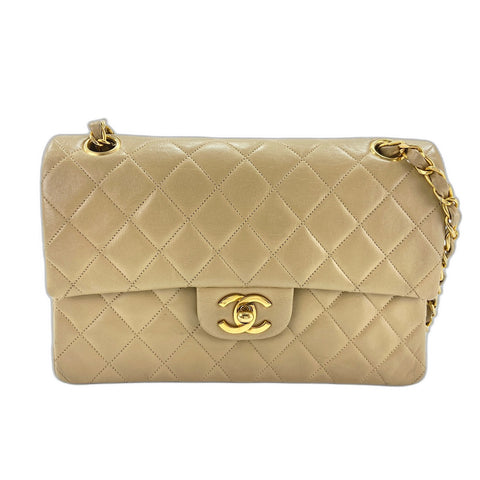 CHANEL Matelasse Shoulder Bag beige WS34337