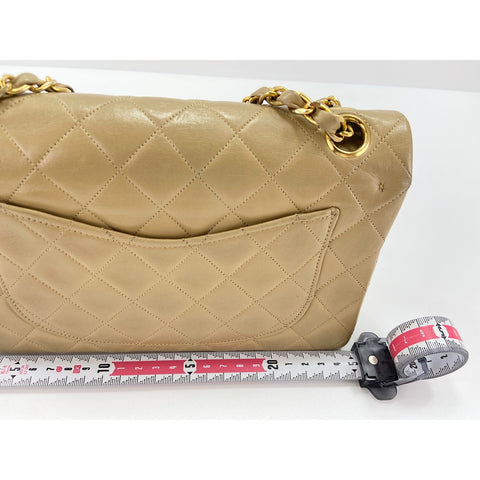 CHANEL Matelasse Shoulder Bag beige WS34337