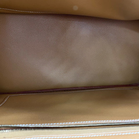 HERMES Birkin 35 Handbag Brown WS34345