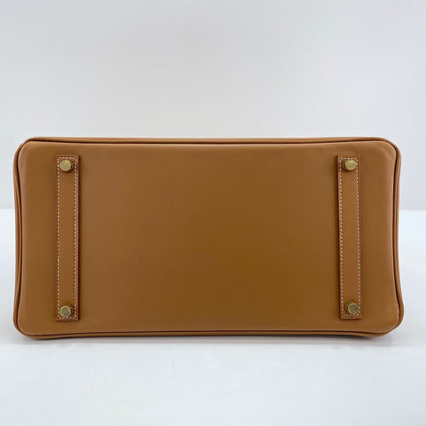 HERMES Birkin 35 Handbag Brown WS34345