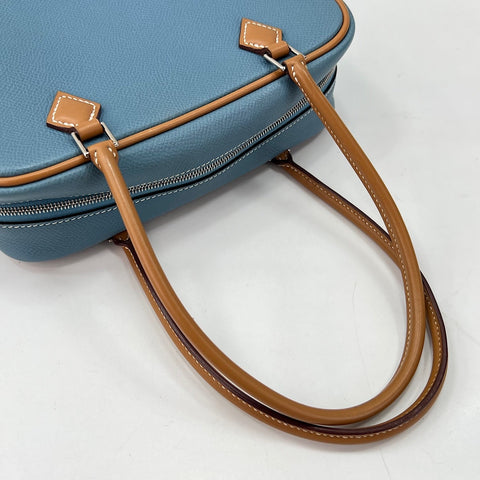 HERMES Mini plum Handbag blue WS34348