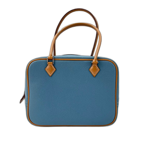 HERMES Mini plum Handbag blue WS34348