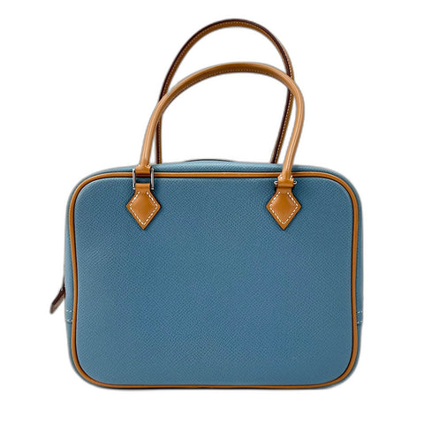 HERMES Mini plum Handbag blue WS34348