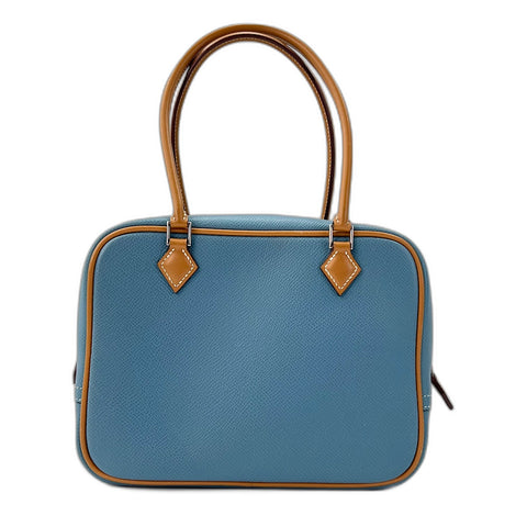 HERMES Mini plum Handbag blue WS34348