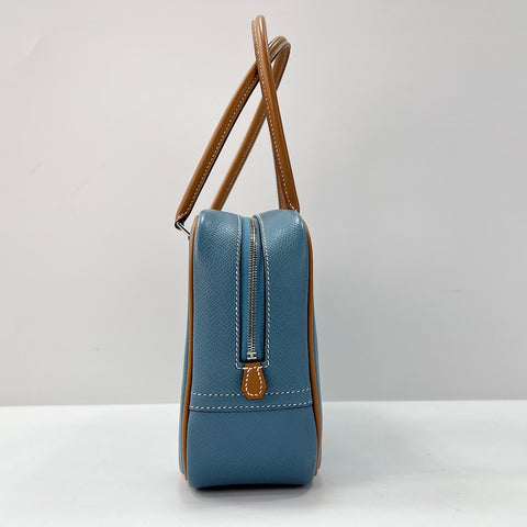 HERMES Mini plum Handbag blue WS34348